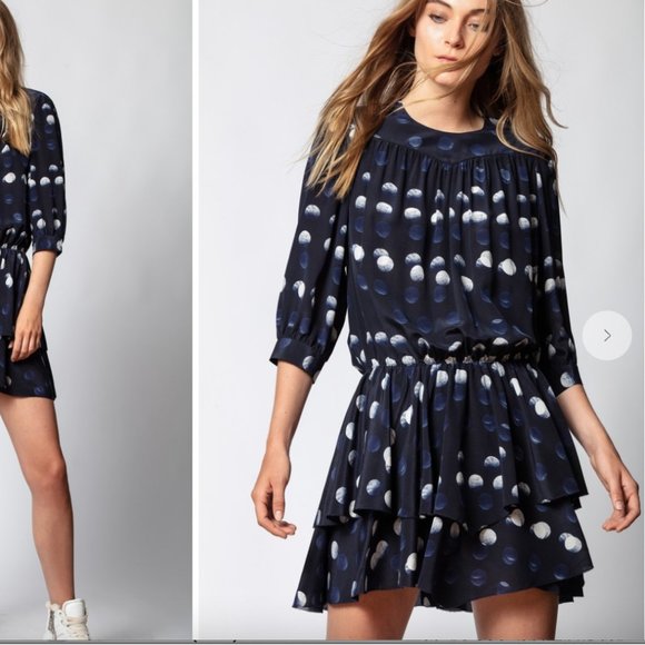 Rooka Dot Mini Silk Dress from Zadig & Voltaire - Picture 3 of 10